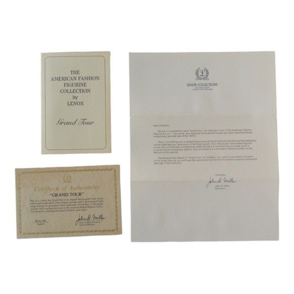 Lenox Vintage Grand Tour Fine Bisque Porcelain Sculpture - Picture 13 of 15